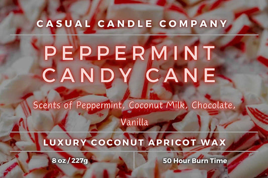 Peppermint Candy Cane Candle